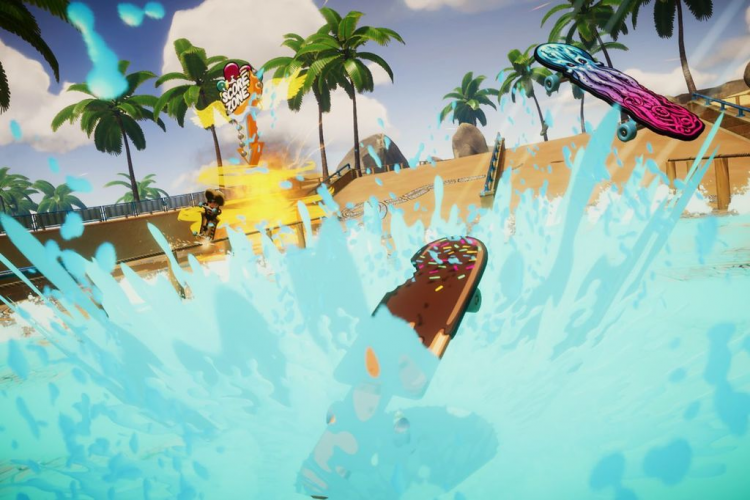 Новый проект от авторов Surgeon Simulator напоминает Splatoon со скейтбордами