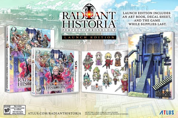 Radiant Historia: Perfect Chronology для Nintendo 3DS выйдет 16 февраля