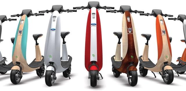 CES 2018: Ford будет выпускать электроскутер OjO под своей маркой