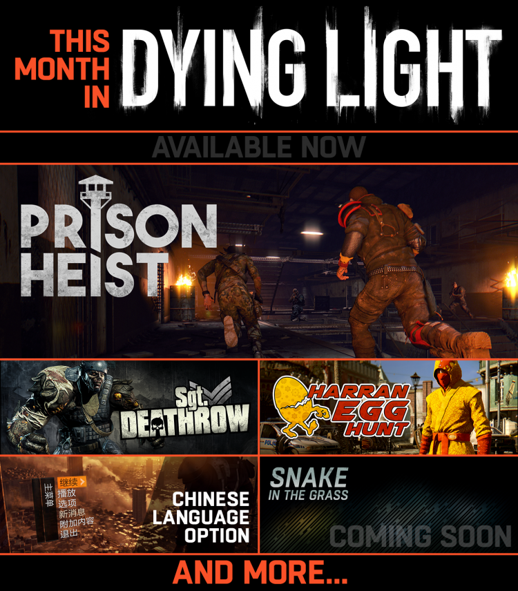 В Dying Light стал доступен новый бесплатный контент В Dying Light стал доступен новый бесплатный контент