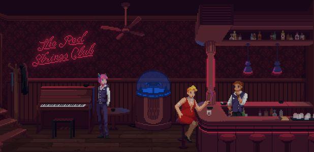 Take a cyberdrink at The Red Strings Club quickly Take a cyberdrink at The Red Strings Club quickly