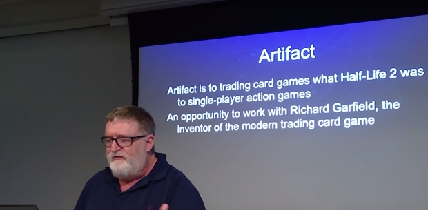 Jealousy drives Gabe Newell to begin transport video games once more