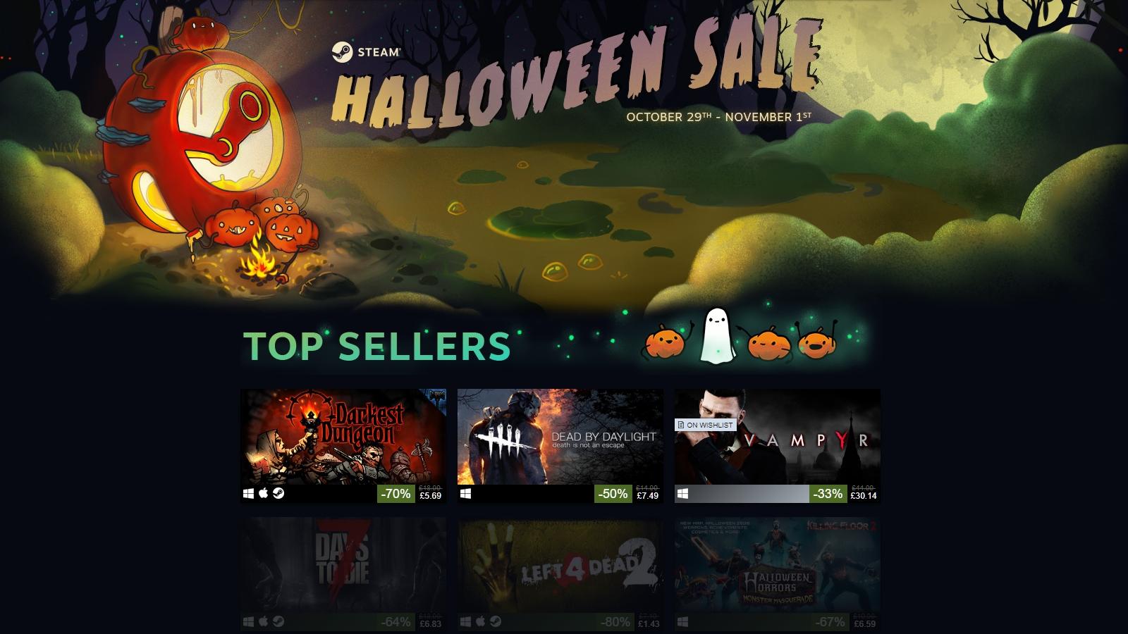 Steam’s spooky Halloween sale slashes costs and makes wallets bleed