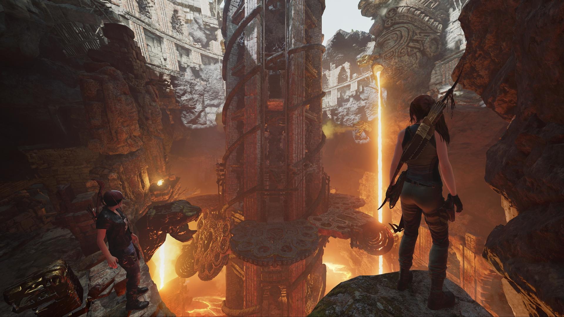 Lara braves The Forge with a pal in Shadow Of The Tomb Raider’s first DLC