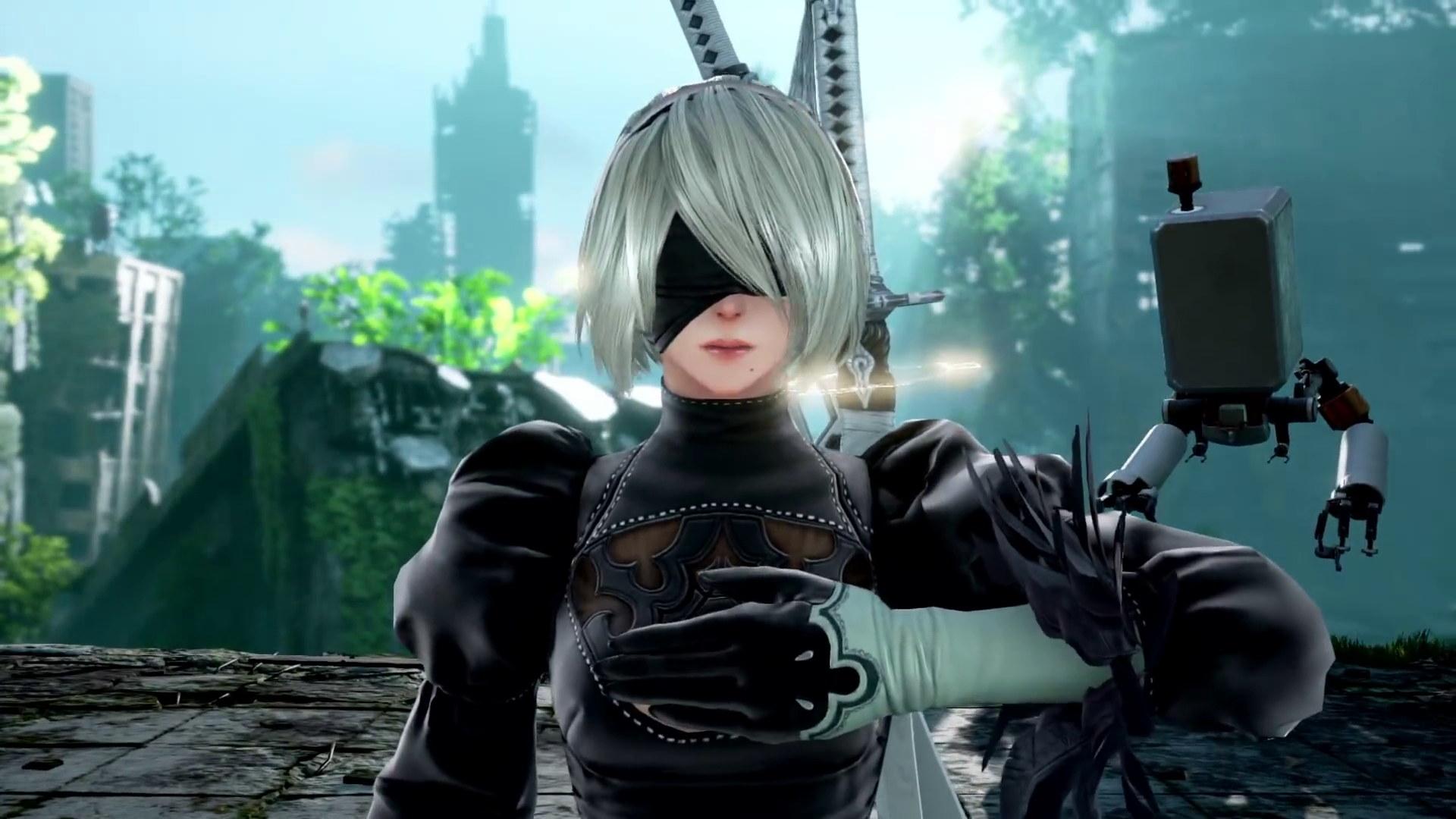 Nier: Automata’s 2B chopping into Soulcalibur VI as DLC
