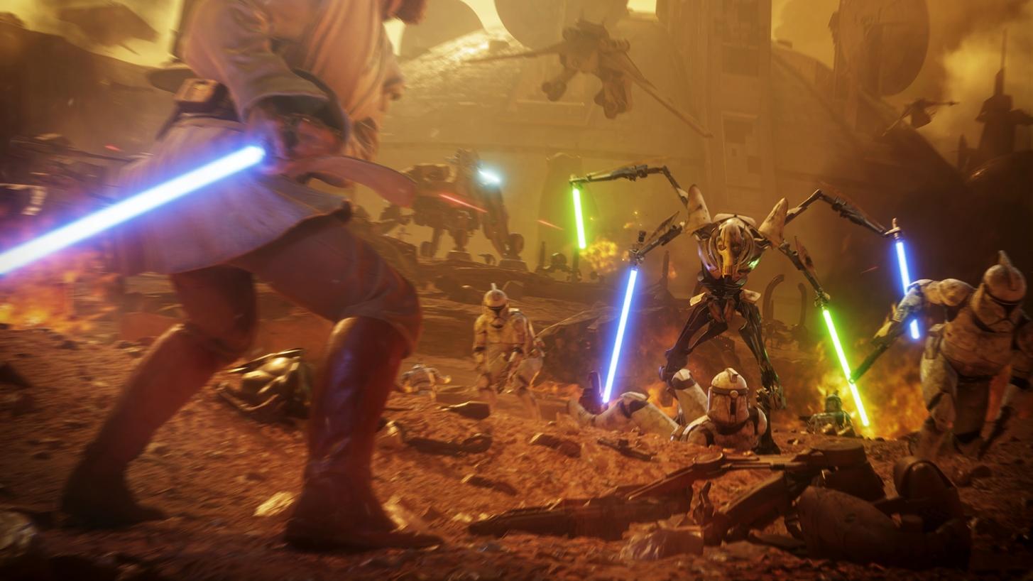 Obi-Wan and the Battle Of Geonosis arrive in Star Wars: Battlefront 2