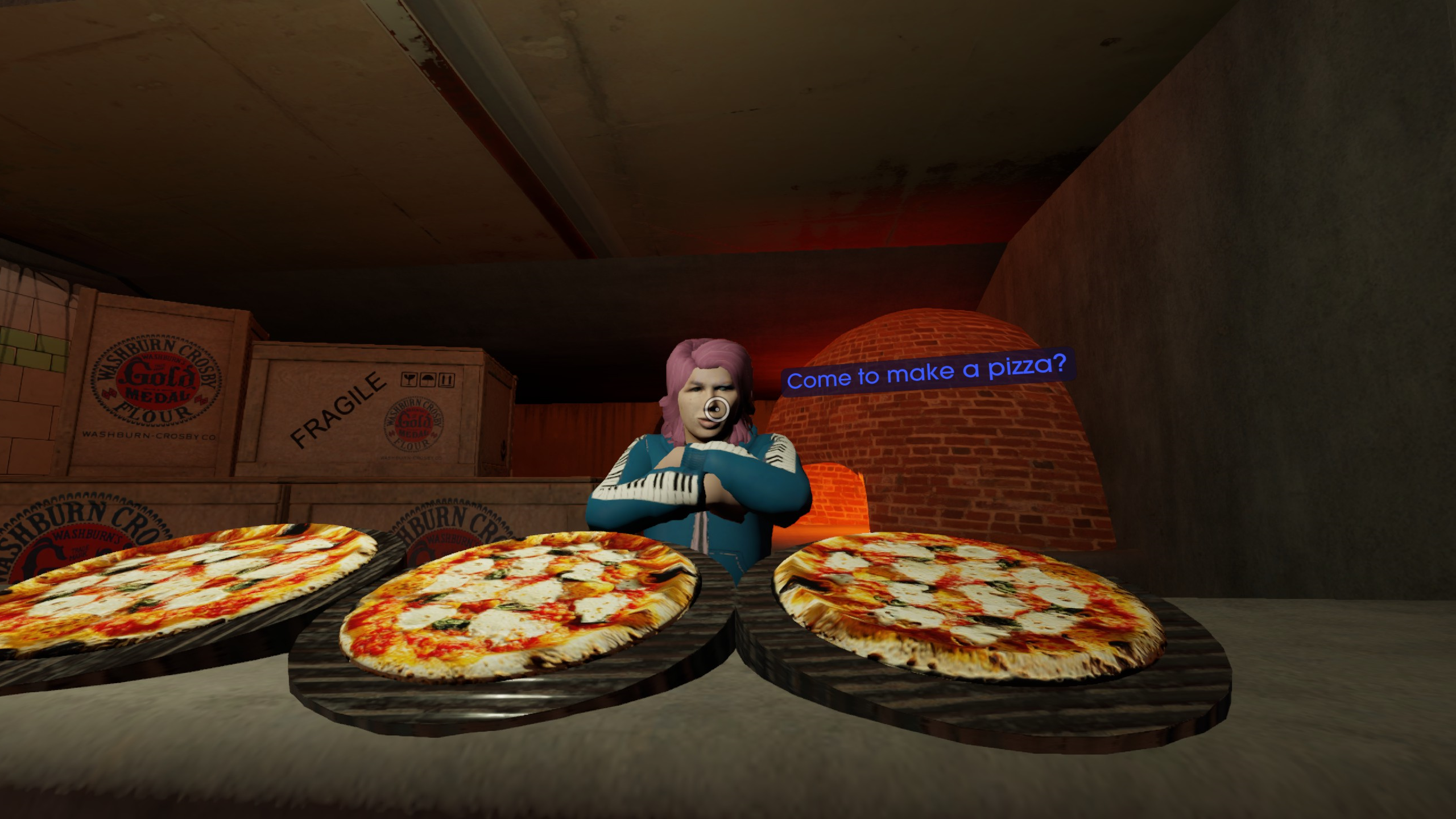 A pizza shop in Moves Of The Diamond Hand.