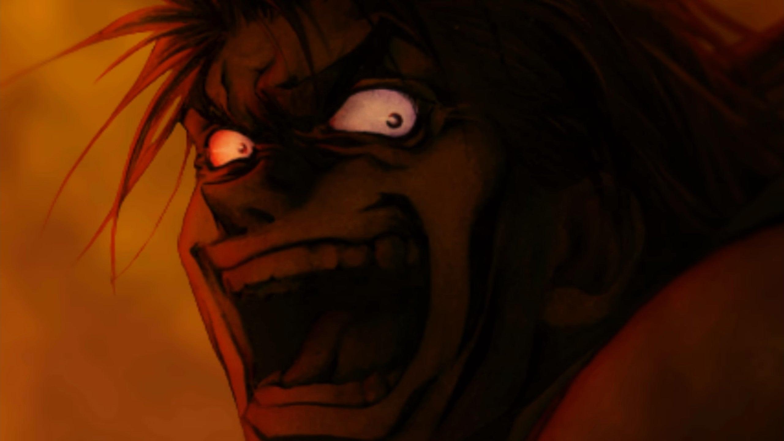 Luca Blight's face in Suikoden 2.