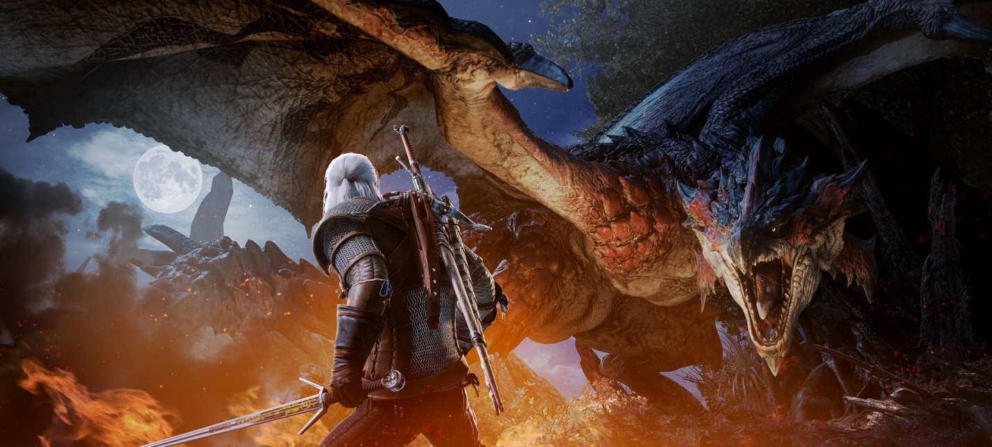 Сыграть за Геральта из The Witcher 3 в Monster Hunter: World можно будет в феврале