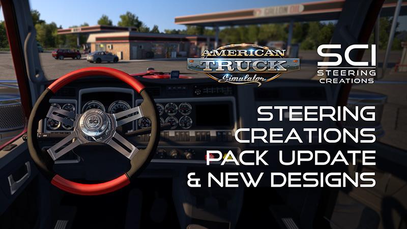 Обновление набора рулевых колес для American Truck Simulator Обновление набора рулевых колес для American Truck Simulator