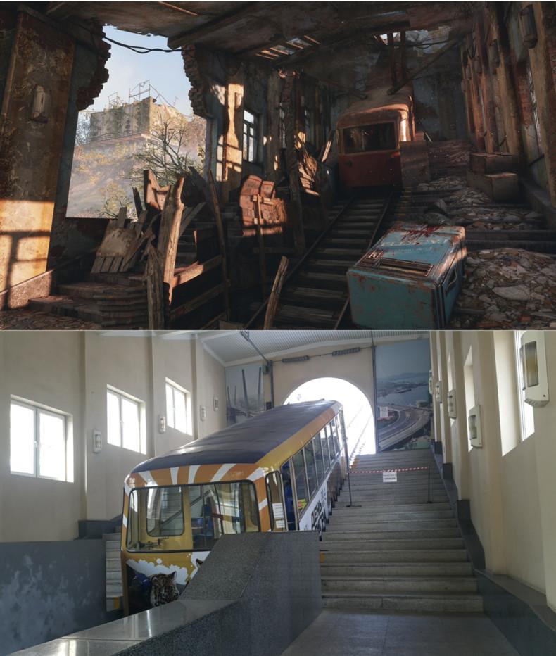 Внутри станции