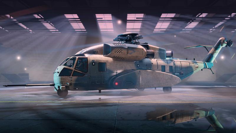 Buckingham DH-7 Iron Mule helicopter.