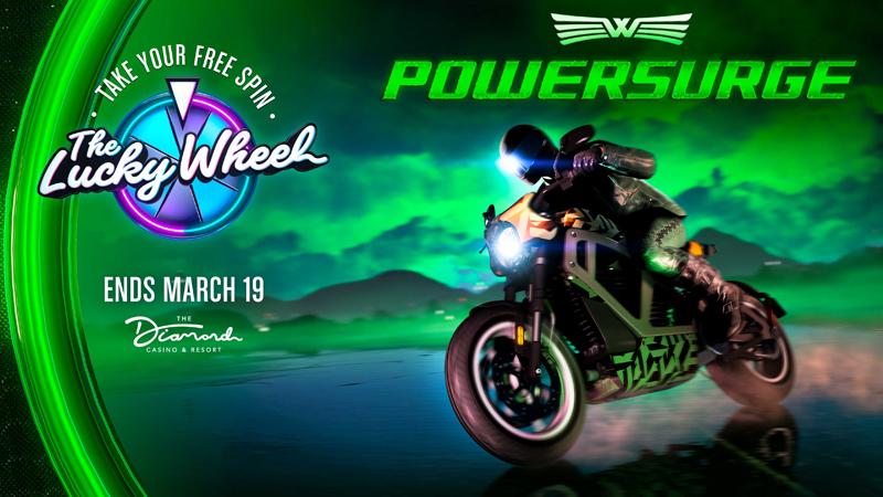 This week's podium vehicle at the casino.