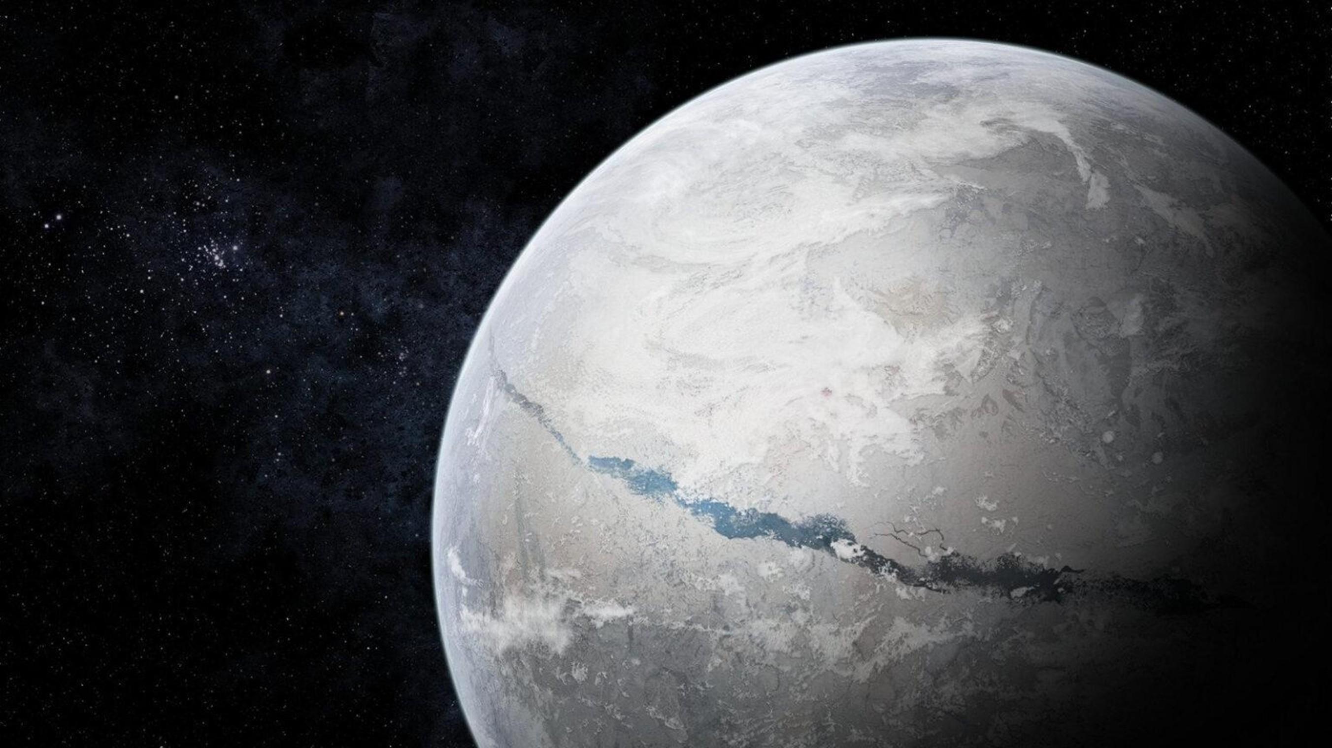 «Земля-снежок» в представлении художника, источник