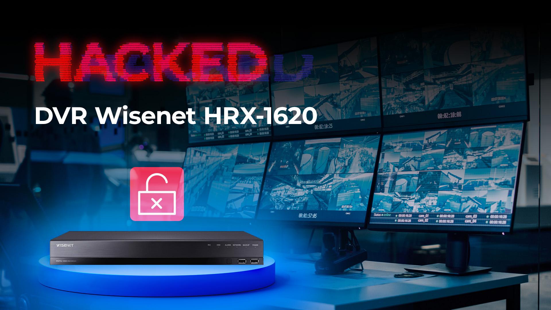 Анализируем камеру Wisenet (Samsung) HRX-1620