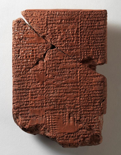 Табличка с текстом мифа об «Энки и Нинхурсаг», обнаруженная при раскопках в Ниппуре (https://www.penn.museum/collections/object/347491)