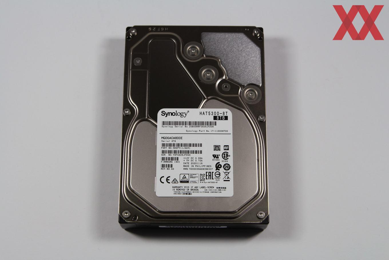 Тест Synology HAT5300 на 8 TB — жесткий диск корпоративного класса для систем Synology