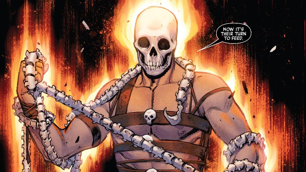 Как появился самый первый Призрачный гонщик в комиксах Marvel? Он жил за миллион лет до нашей эры!