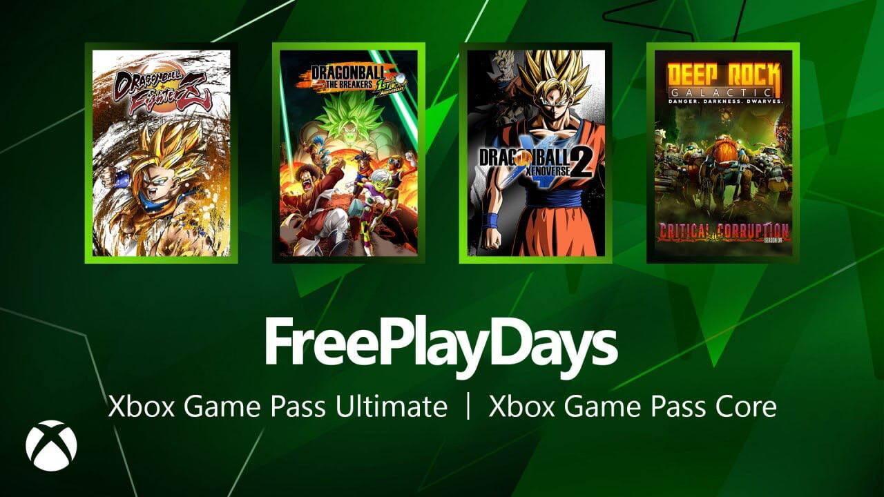 Временные игры будут доступны подписчикам Game pass в рамках акции FreePlayDays