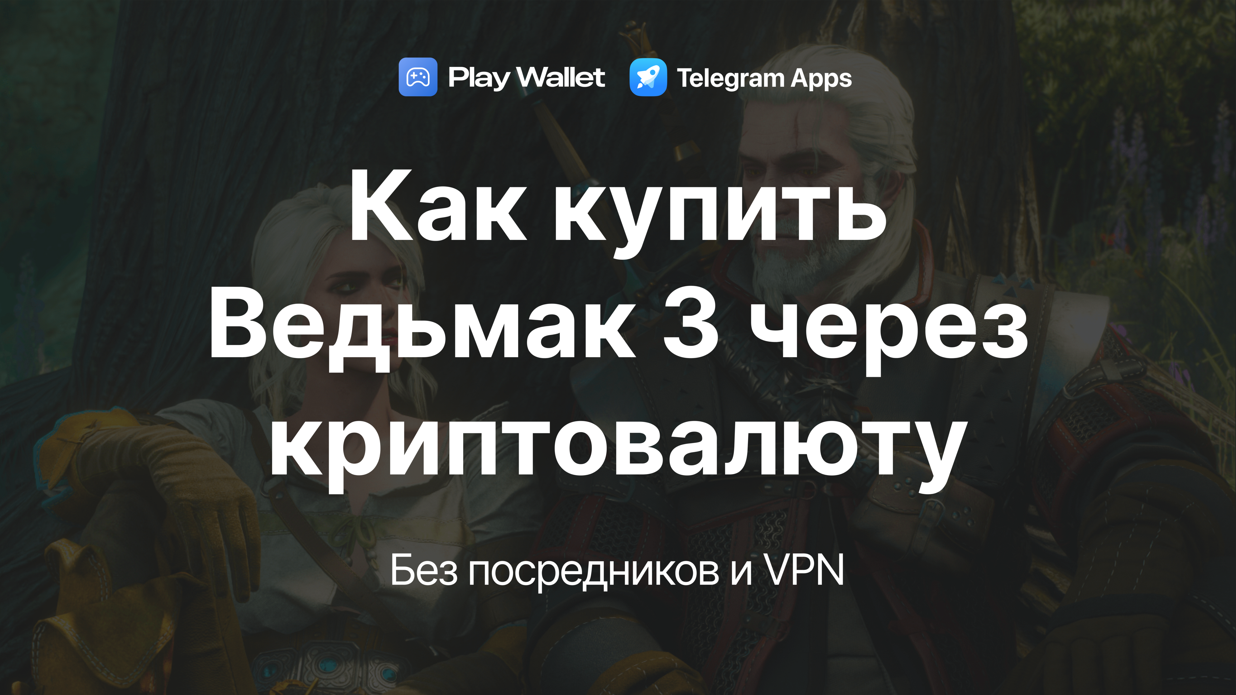Покупка Ведьмак 3 с использованием криптовалюты