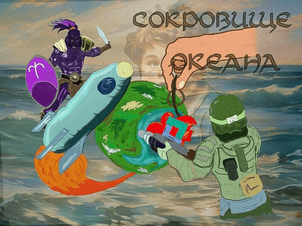 Концепт арт. Типа афиша. Все об игре в одной картинке. Кто разгадает, молодец