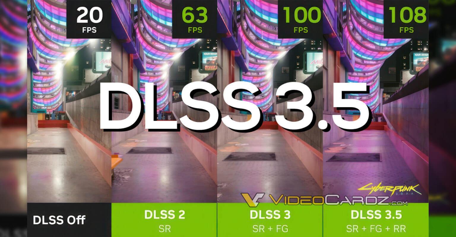 NVIDIA сообщила о выпуске DLSS 3.5, которая призвана повысить качество изображения с технологией трассировки лучей