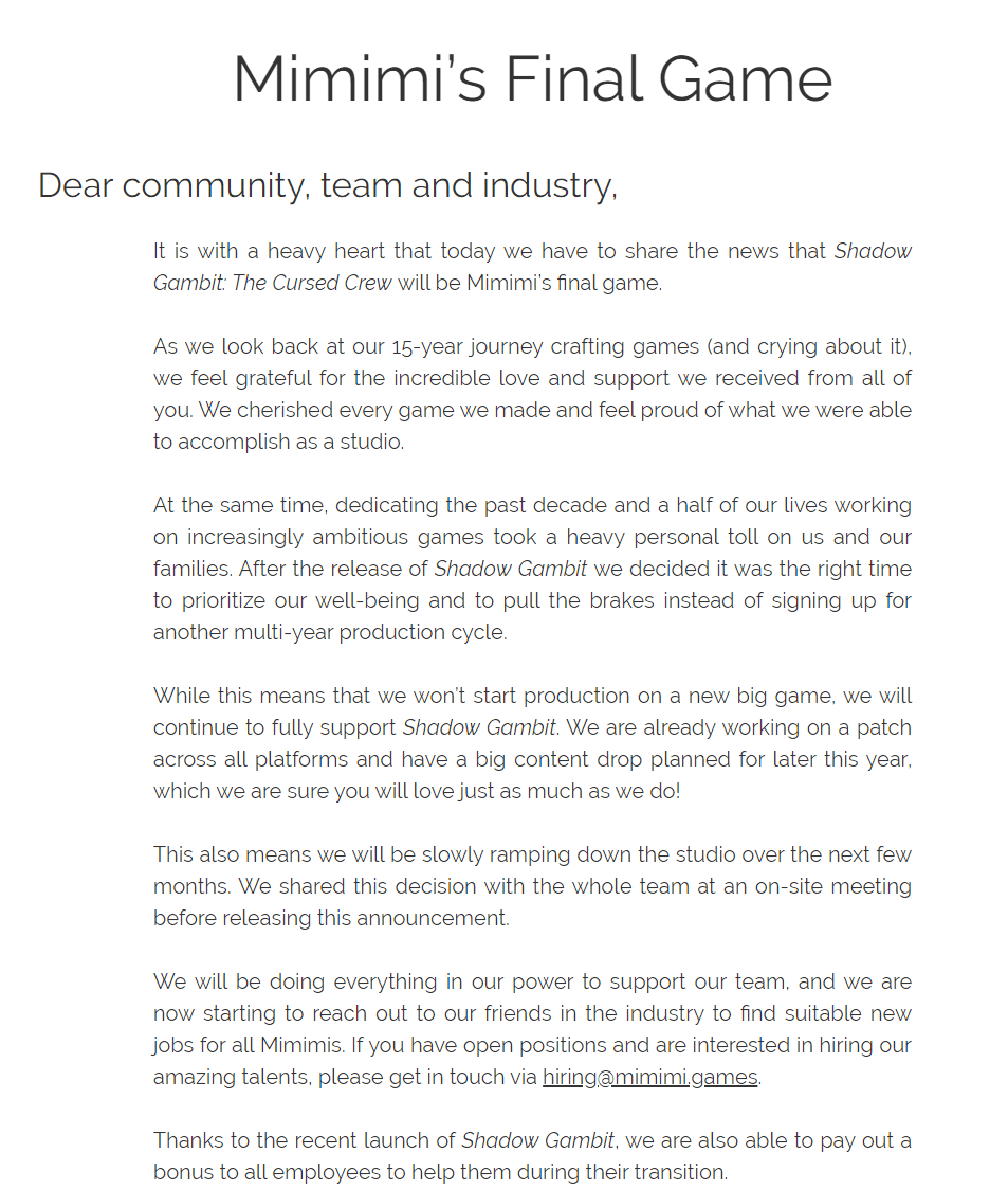 Игры от Mimimi Games — полный комплект