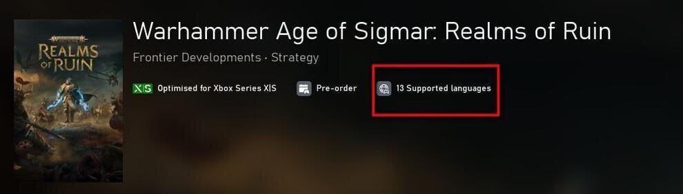Возможно, придется заплатить за русскую локализацию игры «Warhammer Age of Sigmar: Realms of Ruin»