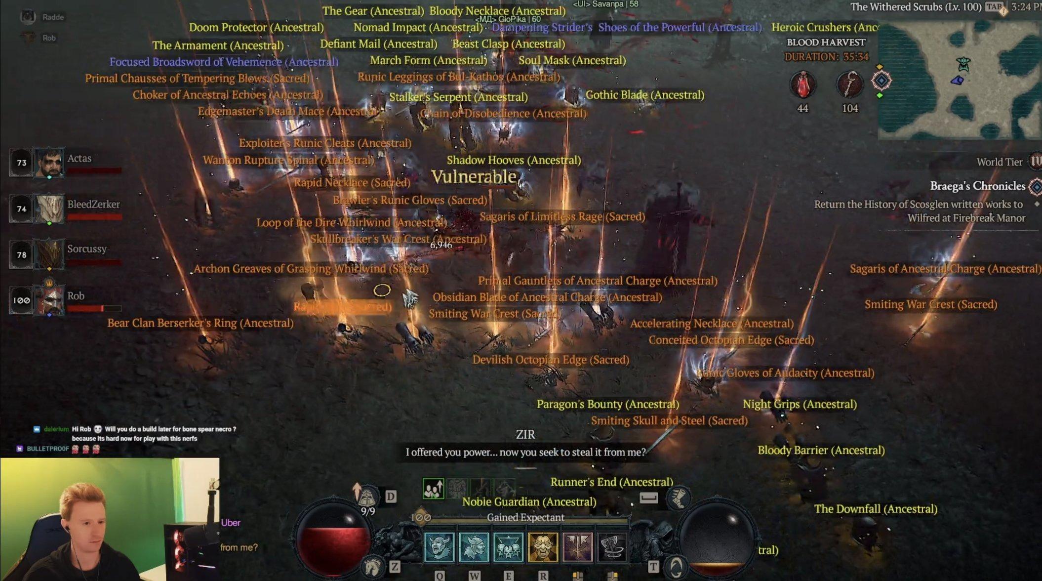 Blizzard подтверждает, что Diablo 4 перегружено лутом и это не ошибка