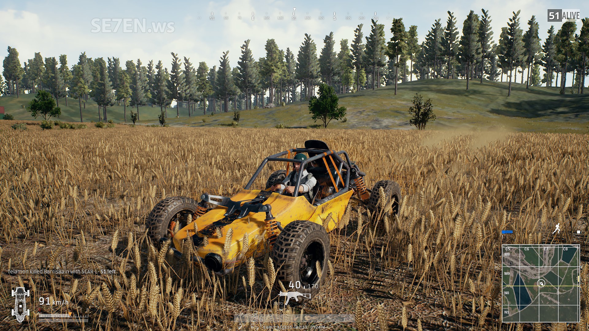 Езда на багги в PUBG