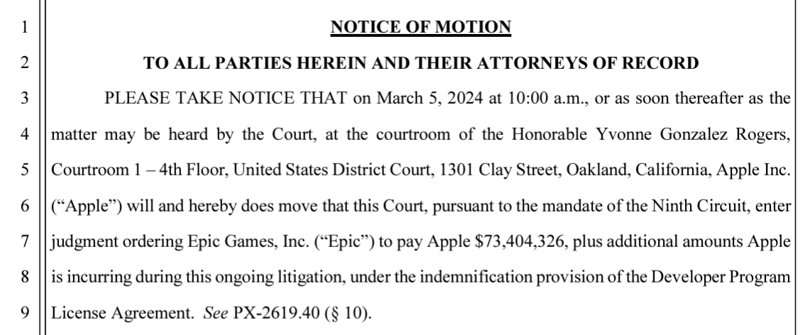 Epic Games заплатит Apple миллиона в судебных издержках Epic Games заплатит Apple миллиона в судебных издержках